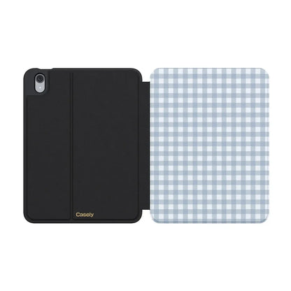 Pastel Picnic | Blue Gingham iPad Case