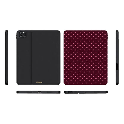 Heart Noir | Tiny Hearts iPad Case