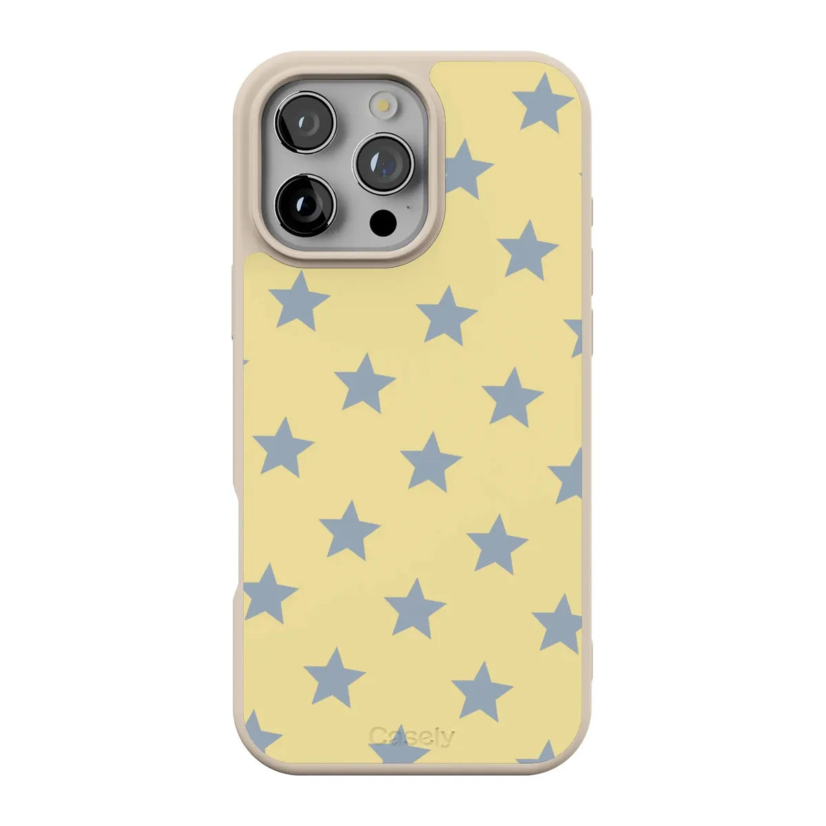 Shine Bright | Butter Yellow Stars Case - iPhone 16 Pro
