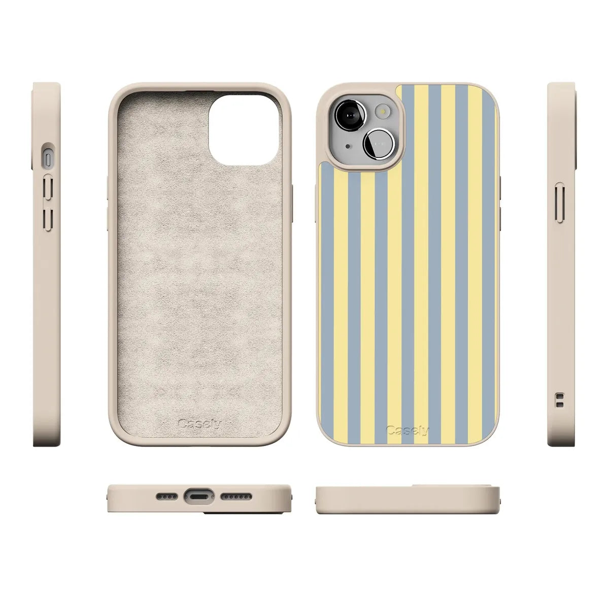 Coastline Stripes | Blue & Yellow Case