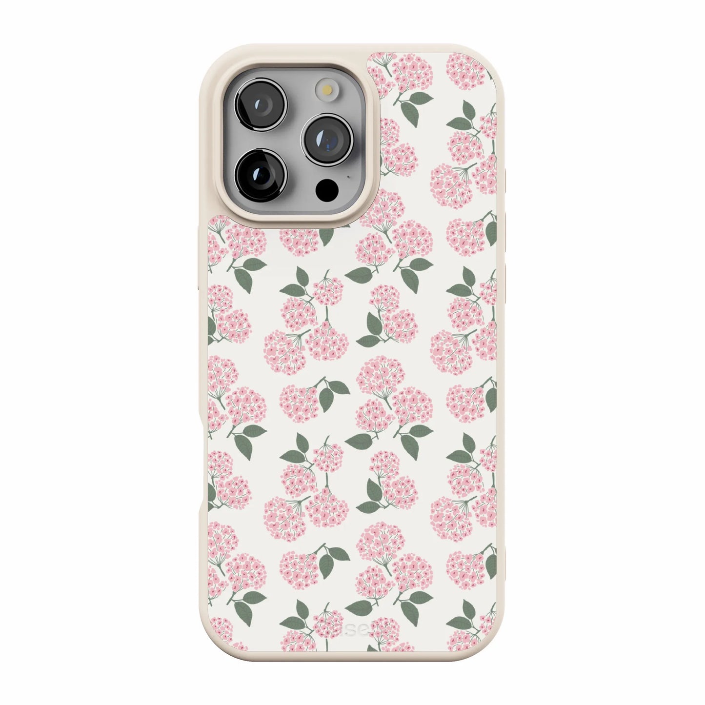 Nantucket Cottage | Pink Hydrangea Case - iPhone 16 Pro