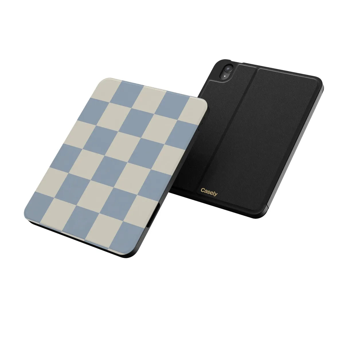 Fit Check | Light Blue Checkerboard iPad Case