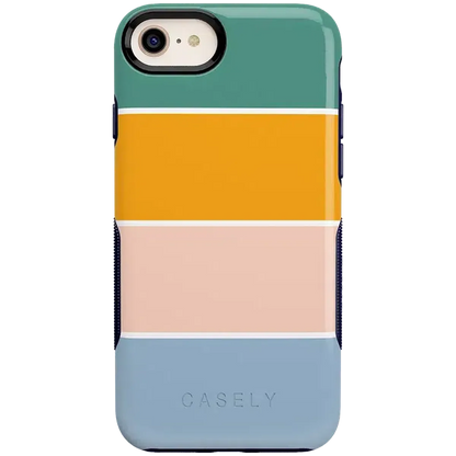 Paint The Town | Colorblock Stripes Case iPhone Case get.casely Bold iPhone SE (2020 & 2022)
