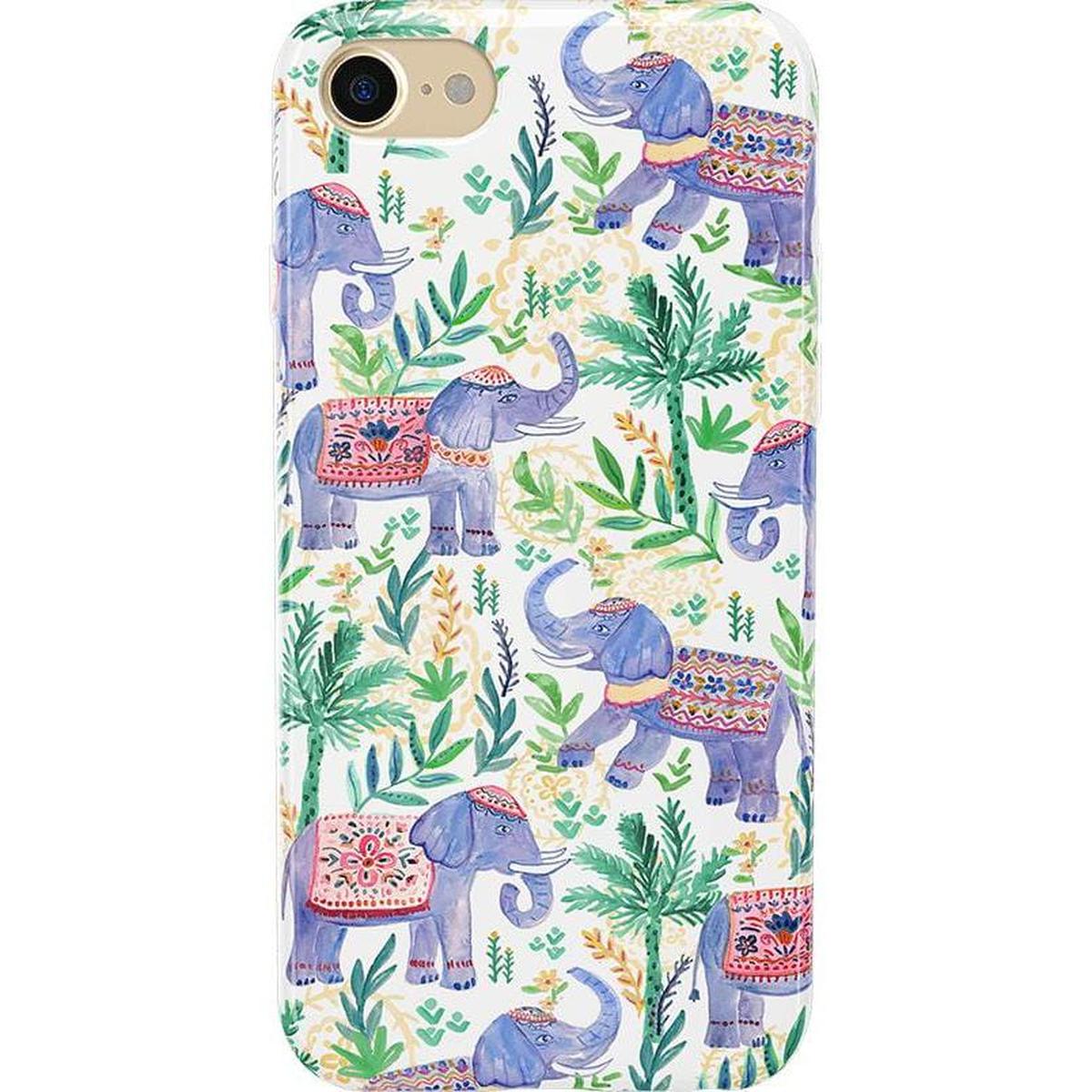 Pastel Gardens | Watercolor Elephant Floral Case iPhone Case get.casely Classic iPhone SE (2020 & 2022)