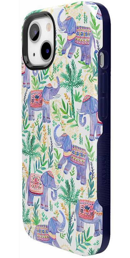 Pastel Gardens | Watercolor Elephant Floral Case iPhone Case get.casely
