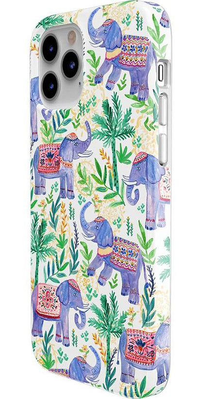 Pastel Gardens | Watercolor Elephant Floral Case iPhone Case get.casely