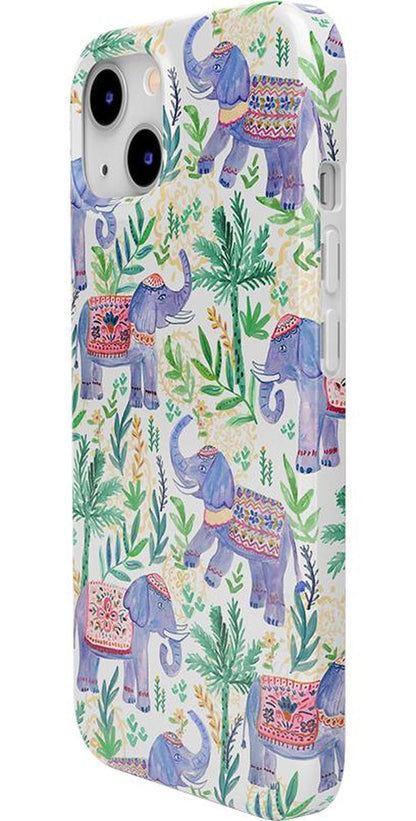Pastel Gardens | Watercolor Elephant Floral Case iPhone Case get.casely