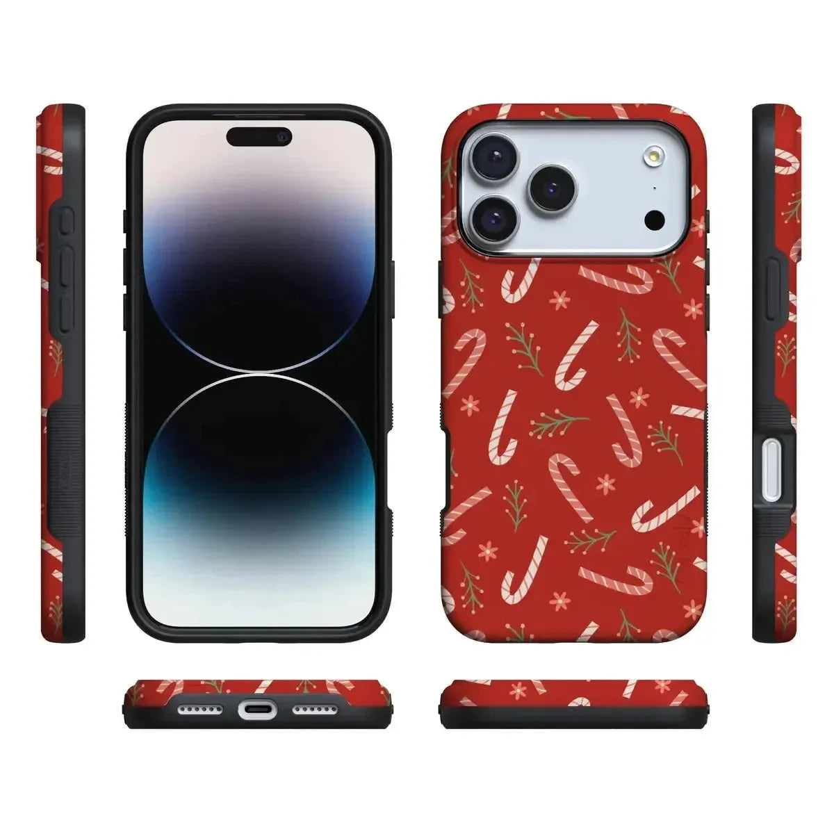 Peppermint Kiss | Candy Cane Case Phone Case Casetry