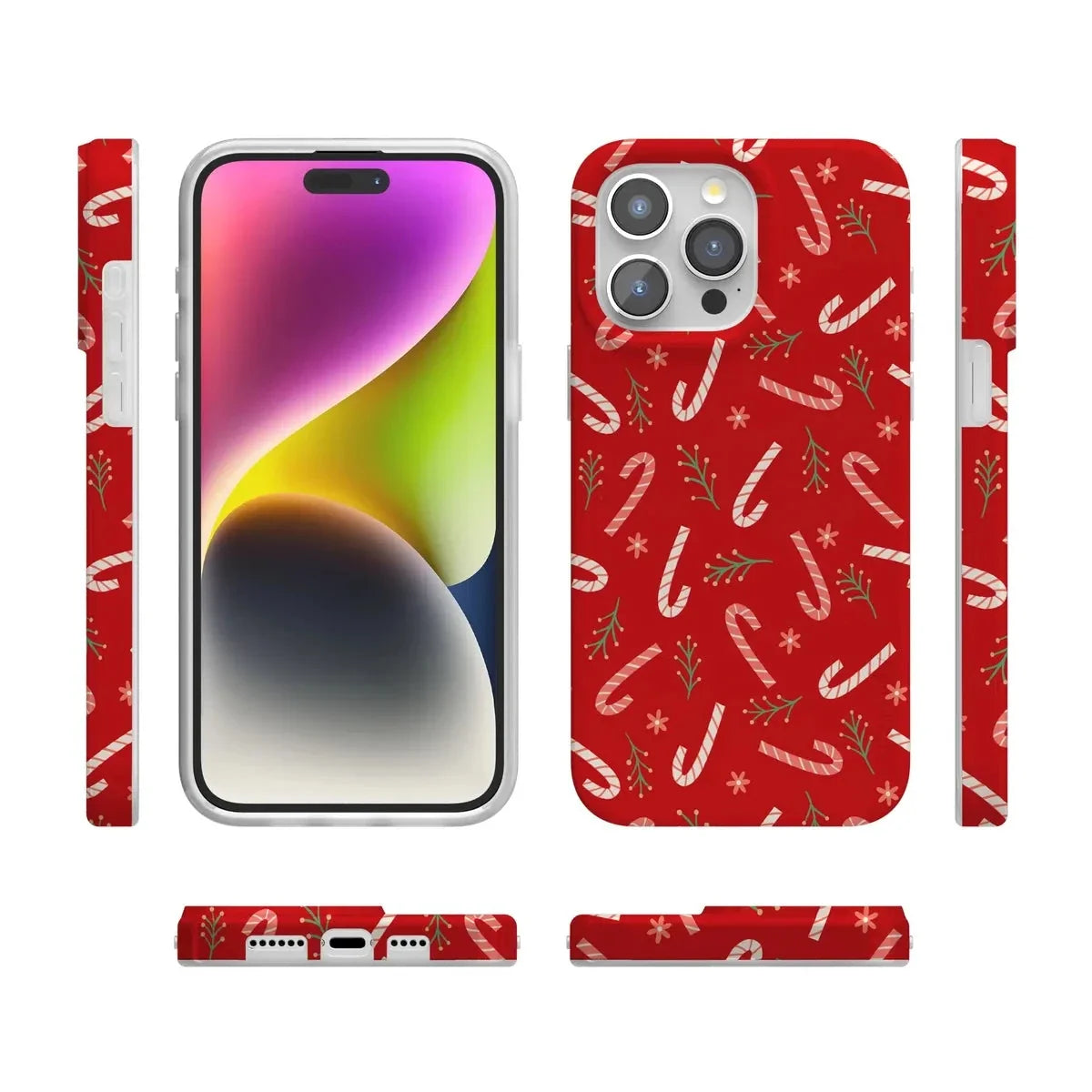 Peppermint Kiss | Candy Cane Case Phone Case Casetry