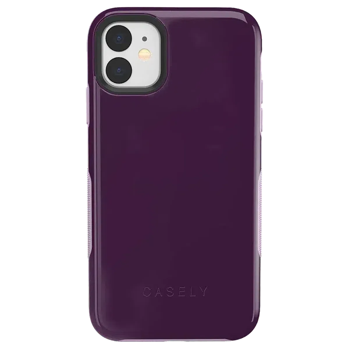 Plum Purple on Light Purple | Ultra-Protective Bold Case iPhone Case get.casely Bold iPhone 11