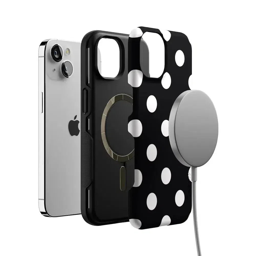 Polka Dots | High Contrast Design Case Phone Case Casetry