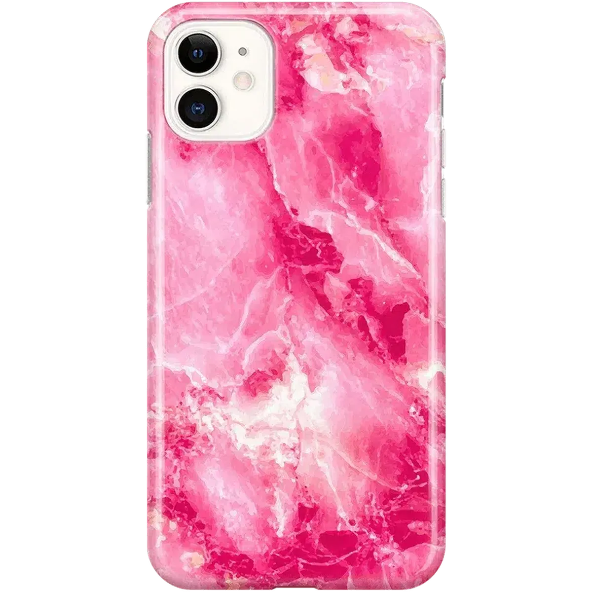 Pretty in Pink | Hot Pink Marble Case iPhone Case get.casely Classic iPhone 11