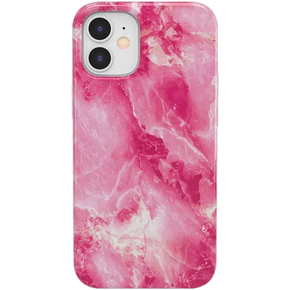 Pretty in Pink | Hot Pink Marble Case iPhone Case get.casely Classic iPhone 12 Mini