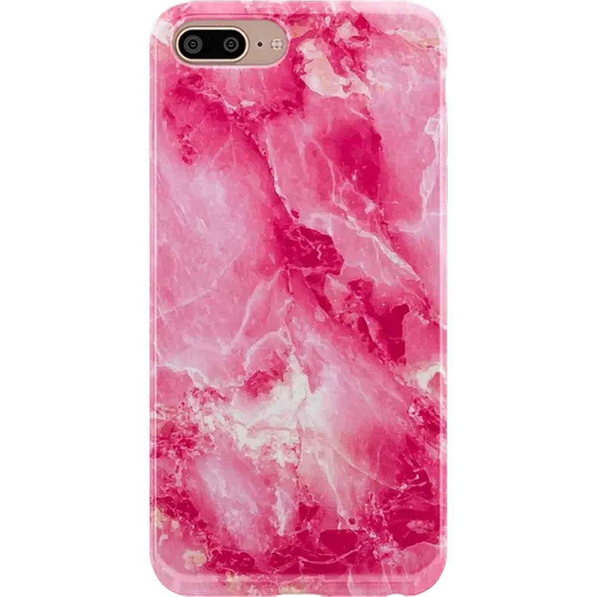 Pretty in Pink | Hot Pink Marble Case iPhone Case get.casely Classic iPhone 6/7/8 Plus