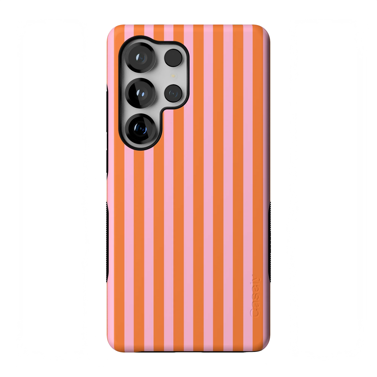 Perfect Stripes | Orange & Pink Stripes Case - Galaxy S25 Ultra