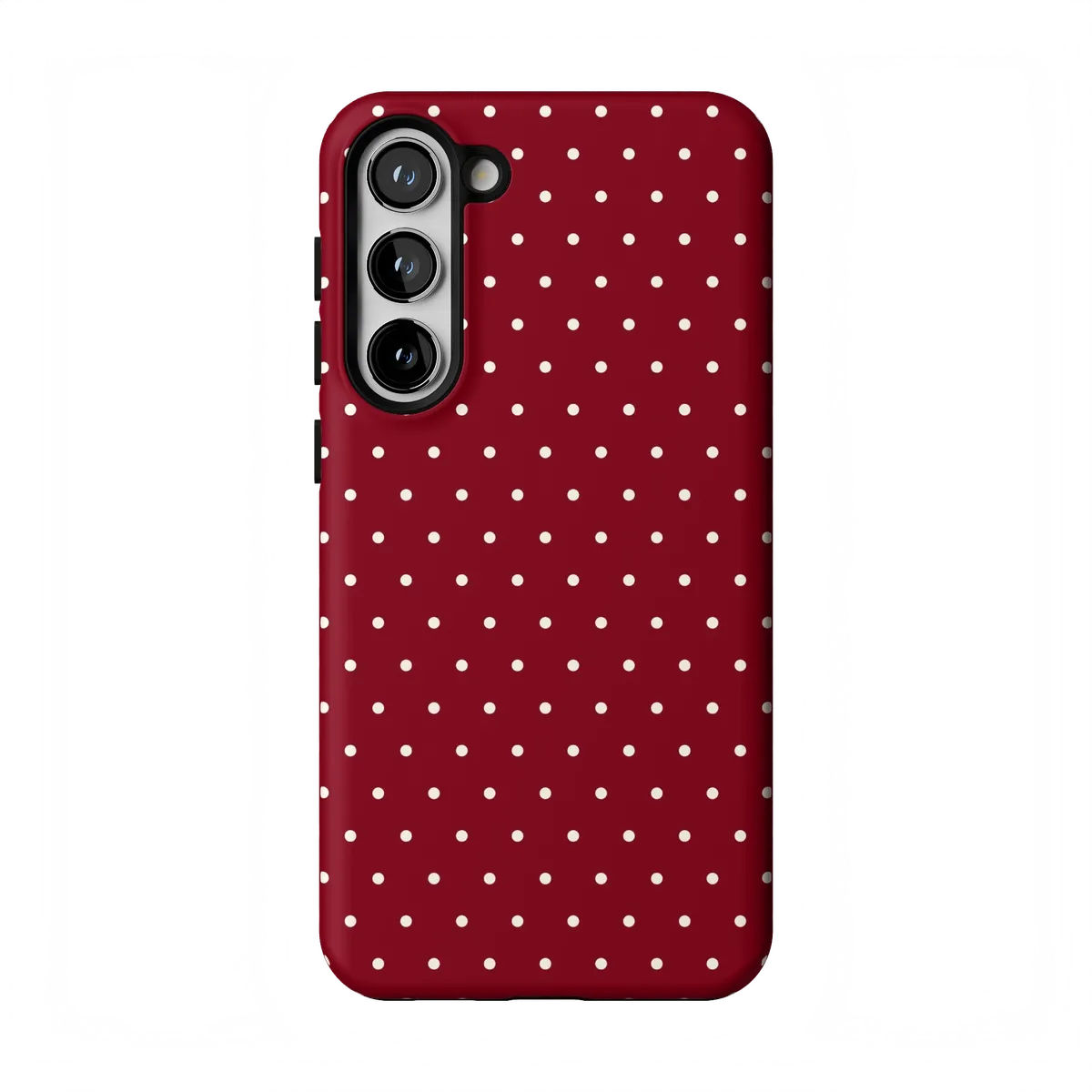 On the Dot | Maroon Polka Dot Case