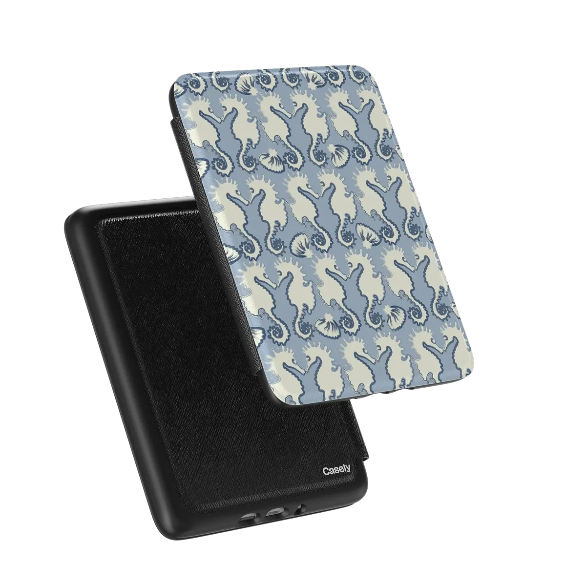 Seahorse Drift | Coastal Blues Kindle Case