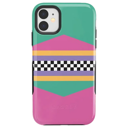 Rad Dad | 80's Colorblock Case iPhone Case get.casely Bold iPhone 11