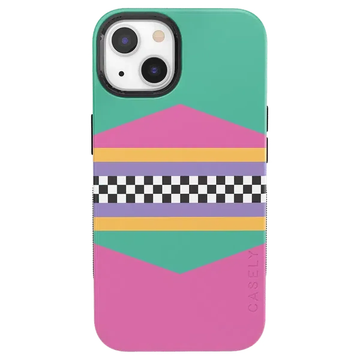 Rad Dad | 80's Colorblock Case iPhone Case get.casely Bold + MagSafe® iPhone 13