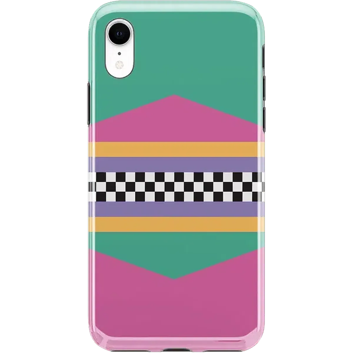 Rad Dad | 80's Colorblock Case iPhone Case get.casely Classic iPhone XR