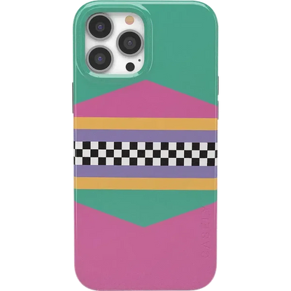 Rad Dad | 80's Colorblock Case iPhone Case get.casely Classic + MagSafe® iPhone 13 Pro Max