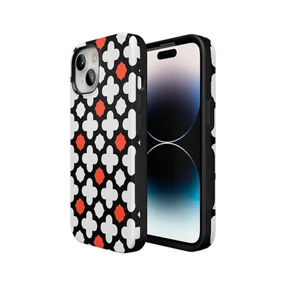 Red Lattice Tile | High Contrast Design Case Phone Case Casetry