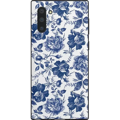 Rose to Fame | Blue & White Rose Floral Samsung Case Samsung Case get.casely Classic Galaxy Note 10 Plus