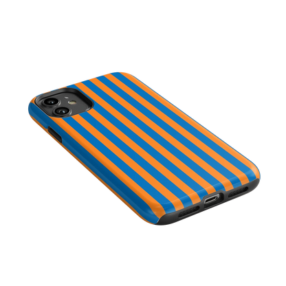 Go New York | Blue & Orange Stripes Case