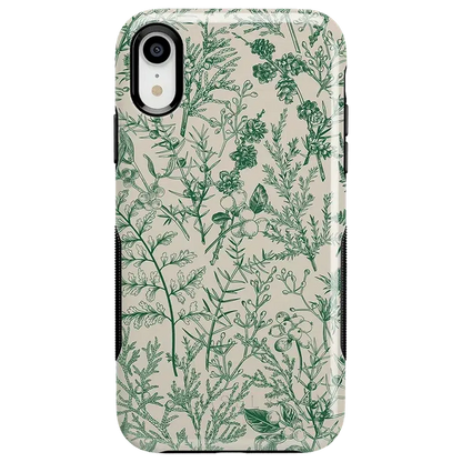 Sage Garden | Green Floral Case iPhone Case get.casely Bold iPhone XR