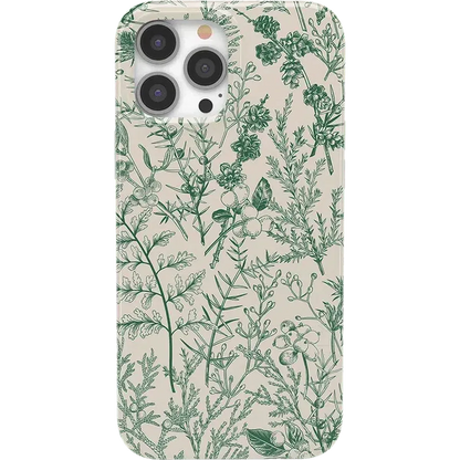 Sage Garden | Green Floral Case iPhone Case get.casely Classic + MagSafe® iPhone 13 Pro Max