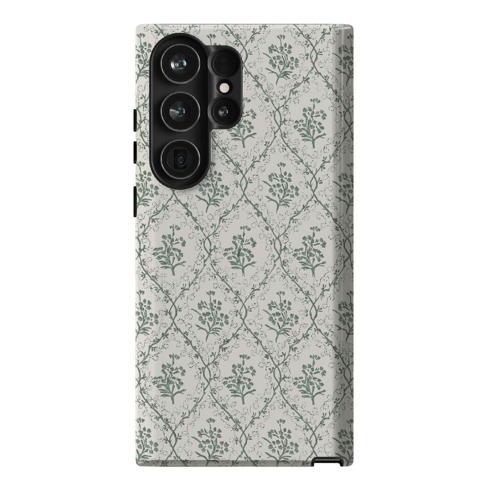 Sage Tapestry | Floral Vines Case iPhone Case get.casely Essential Galaxy S23 Ultra