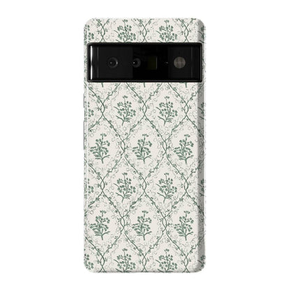 Sage Tapestry | Floral Vines Case iPhone Case get.casely Essential Google Pixel 6 Pro
