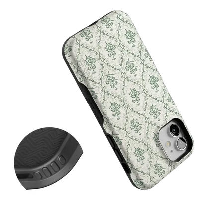 Sage Tapestry | Floral Vines Case iPhone Case get.casely