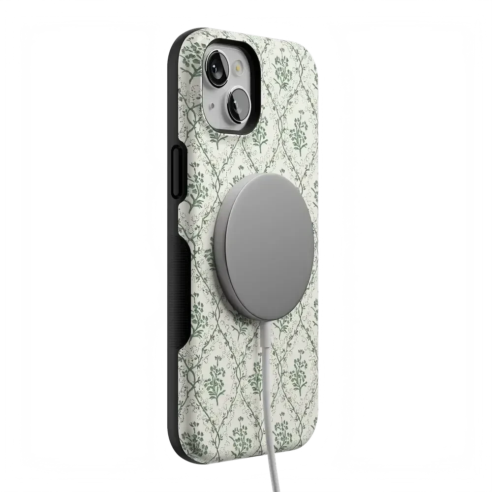 Sage Tapestry | Floral Vines Case iPhone Case get.casely