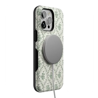 Sage Tapestry | Floral Vines Case iPhone Case get.casely