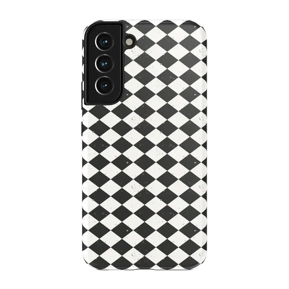 Salem's Hex | Black & White Checkered Case Phone Case get.casely Essential Galaxy S22 Plus