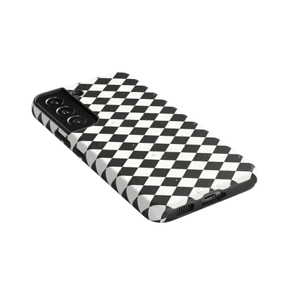 Salem's Hex | Black & White Checkered Case Phone Case get.casely