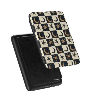 Mystic Moonstar | Black Celestial Kindle Case