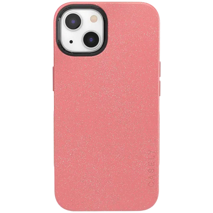Starfish Wishes | Coral Pink Shimmer Case iPhone Case get.casely Bold + MagSafe® iPhone 13