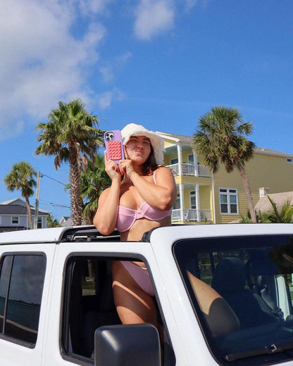 Starfish Wishes | Coral Pink Shimmer Grippy Grippy get.casely