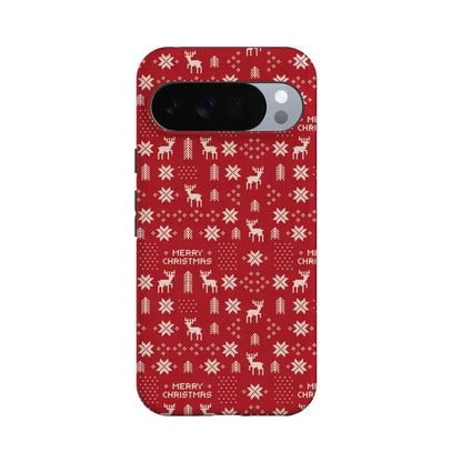 Stocking Stuffer | Christmas Knit Case Phone Case Casetry Essential + MagSafe® Google Pixel 10 Pro XL