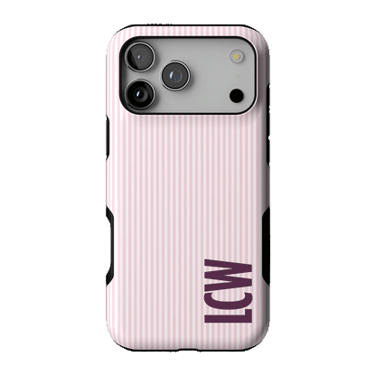 Stripes and the City | Light Pink Pinstripe Case