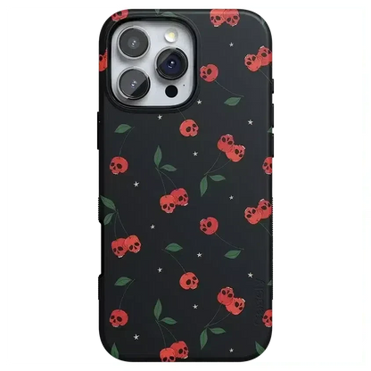 Sweet Revenge | Cherry Skulls Case Phone Case Casetry Bold Flex + MagSafe® iPhone 16 Pro Max