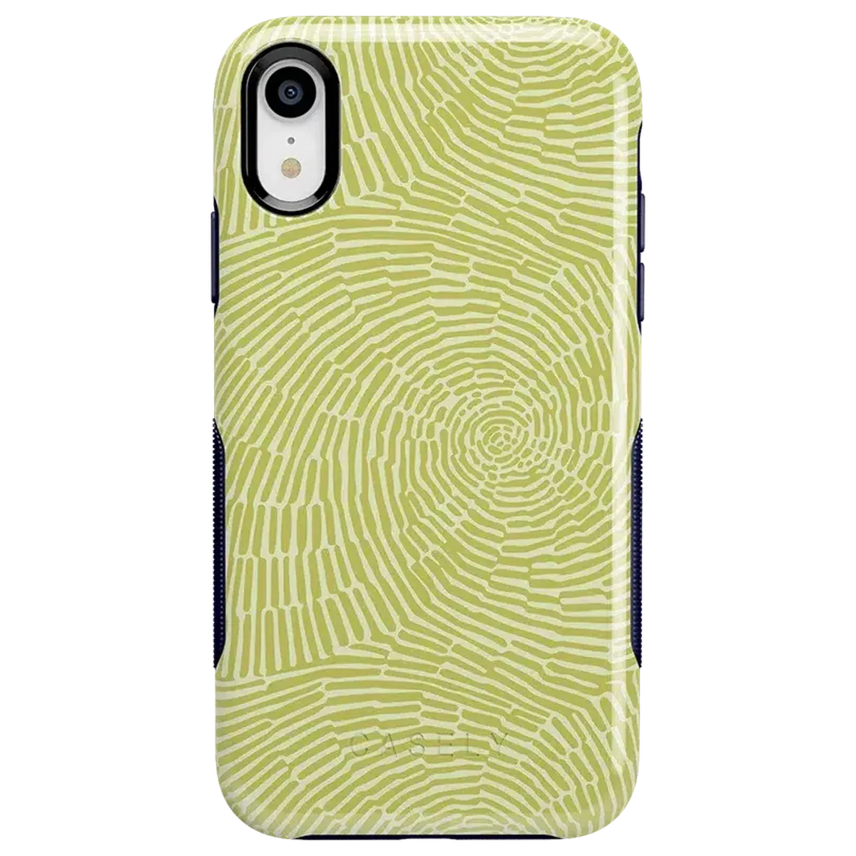 Swirl Away | Tea Green Geometric Case iPhone Case get.casely Bold iPhone XR