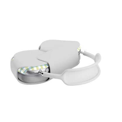Pastel Picnic | Blue & Green Gingham AirPods Max Case