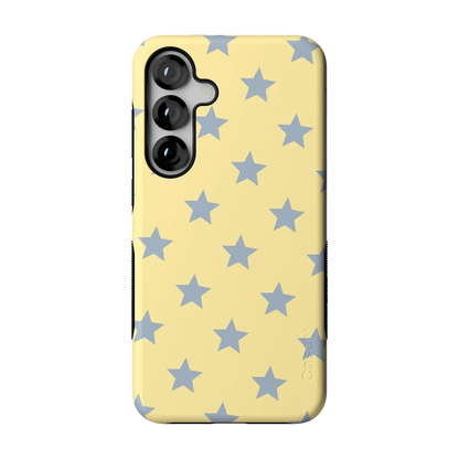 Shine Bright | Butter Yellow Stars Case - Galaxy S25 Plus