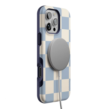 Fit Check | Light Blue Checkerboard Case