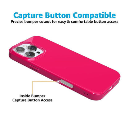 Think Pink | Solid Neon Pink Case iPhone Case get.casely