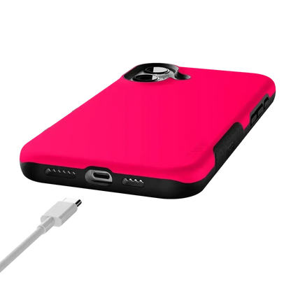 Think Pink | Solid Neon Pink Case iPhone Case get.casely
