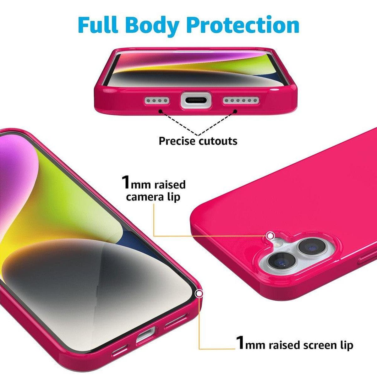 Think Pink | Solid Neon Pink Case iPhone Case get.casely